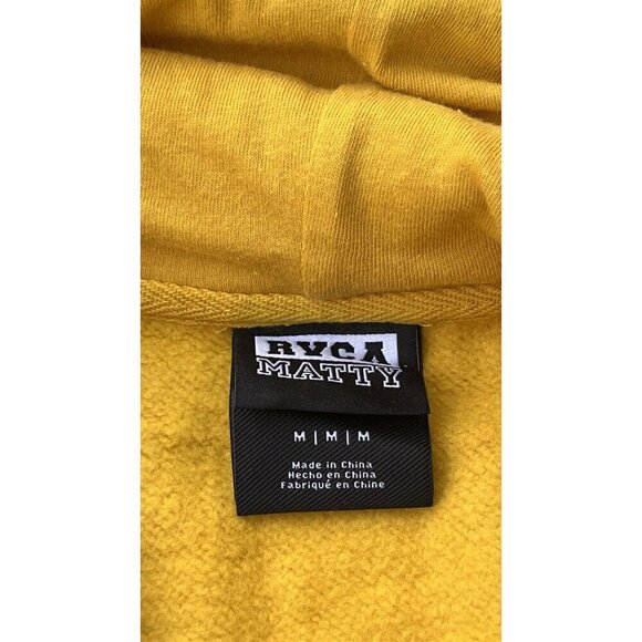RVCA Cotton Matty Matheson Relaxed Fit Hoodie Size M - Picture 6 of 11